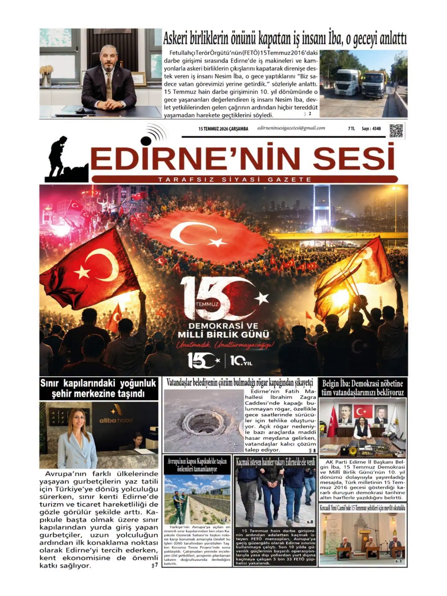 Edirne'nin Sesi Gazetesi