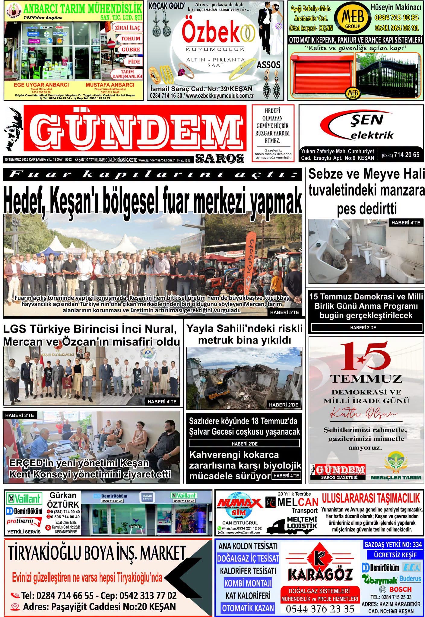 Gündem Saros Gazetesi