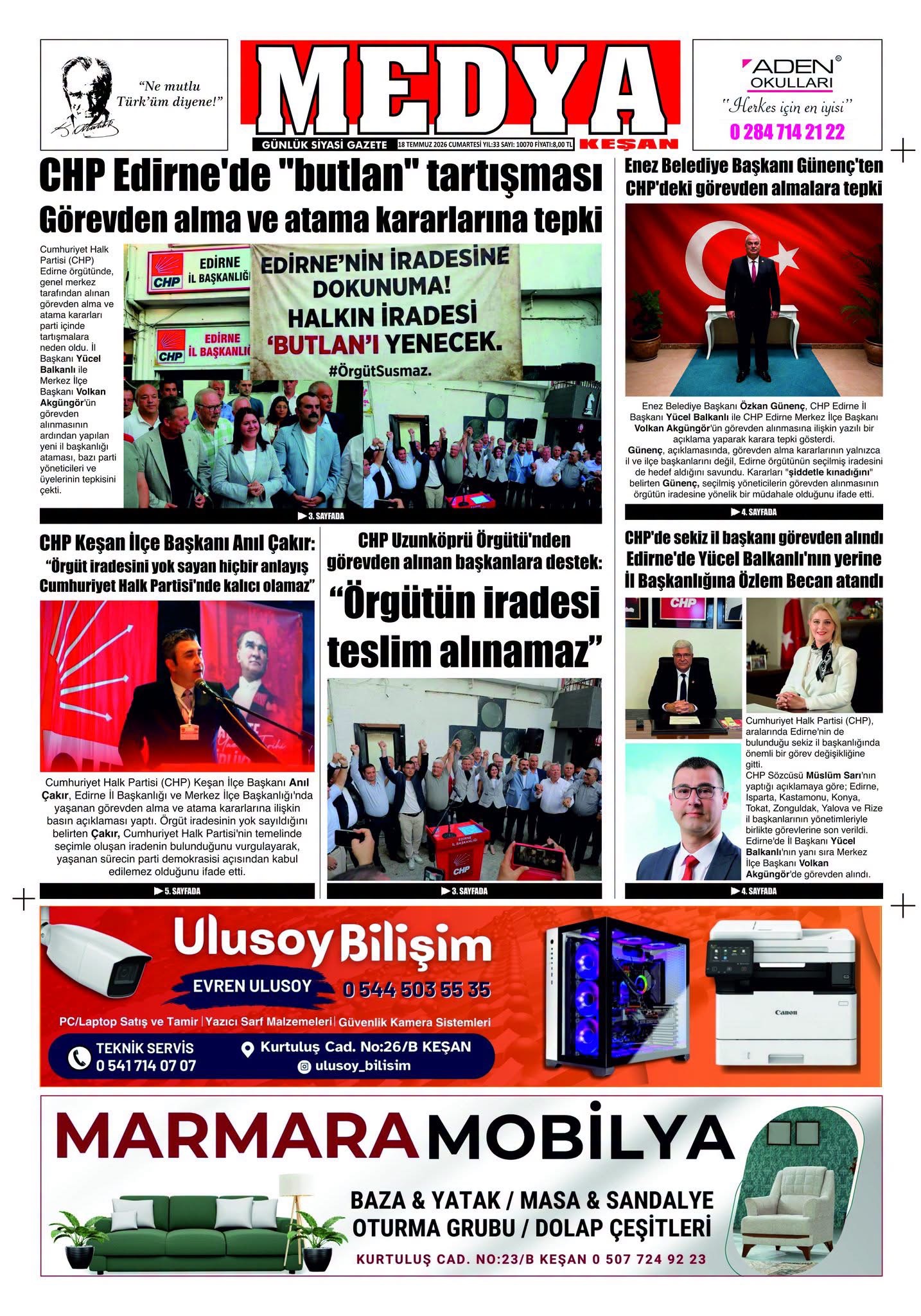 Medya Keşan Gazetesi