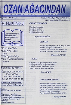 Yıl:2 Sayı:3 Mart 2000