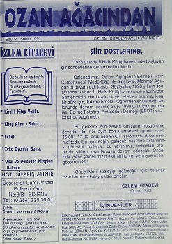 Yıl:1 Sayı:2 Şubat 1999 