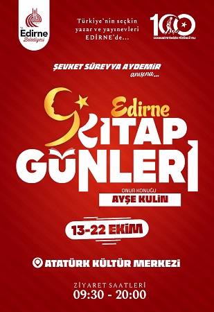 Edirne 9. Kitap Günleri Başlıyor.