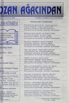 Yıl:1 Sayı:7, Temmuz 1999 