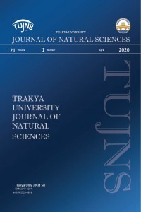 TRAKYA UNIVERSITY JOURNAL OF NATURAL SCIENCES 