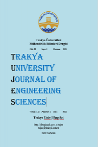 TRAKYA ÜNİVERSİTESİ MÜHENDİSLİK BİLİMLERİ DERGİSİ