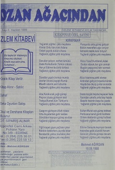 Yıl:1 Sayı:6, Haziran 1999