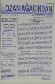 Yıl:2 Sayı:12, Aralık 2000 