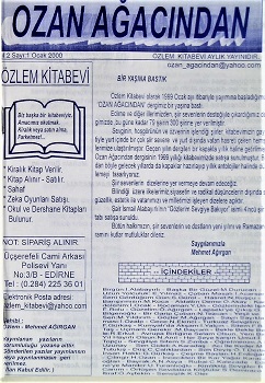 Yıl:2 Sayı:1, Ocak 2000