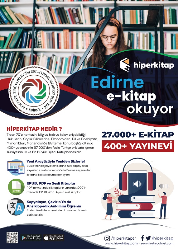 Edirne e-Kitap Okuyor Kampanyası