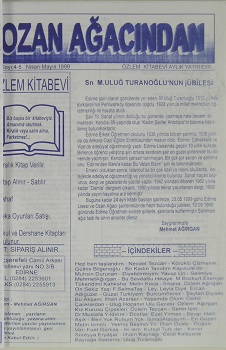 Yıl:1 Sayı:4-5 Mart-Nisan 1999